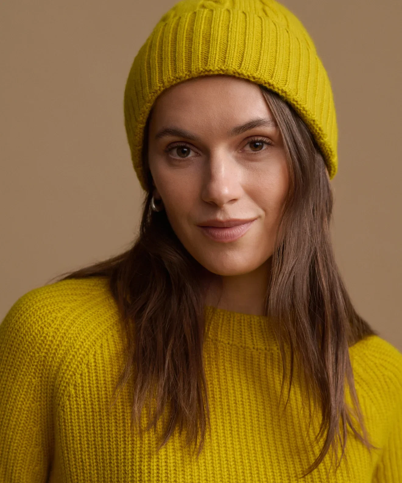 Image of Cashmere Cable Beanie