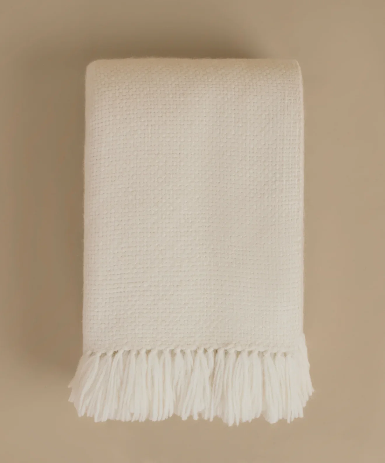 Image of Large Alpaca Basketweave Throw