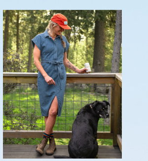 Shop the Franny Lightweight Denim Dress