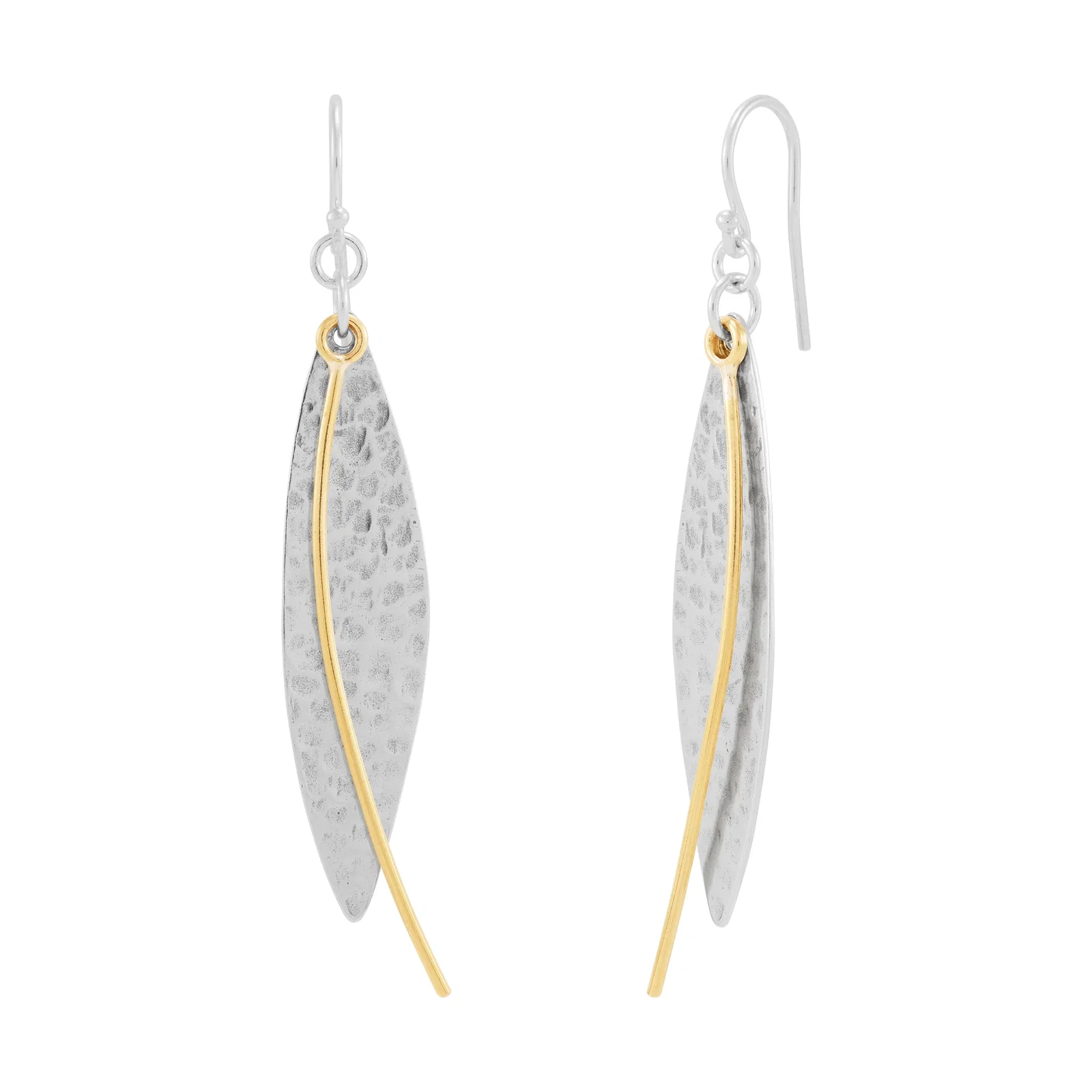 High Note Drop Earrings, Two-Tone