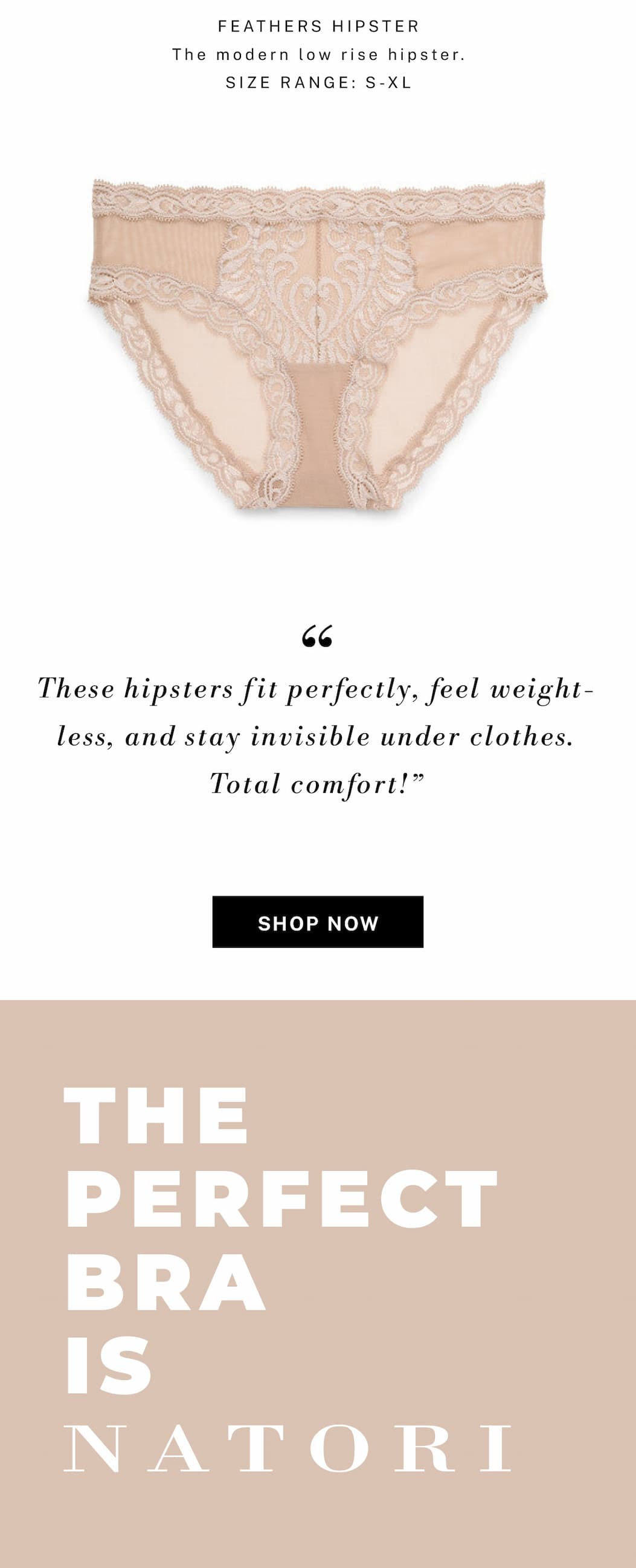 The Feathers Hipster Brief 
