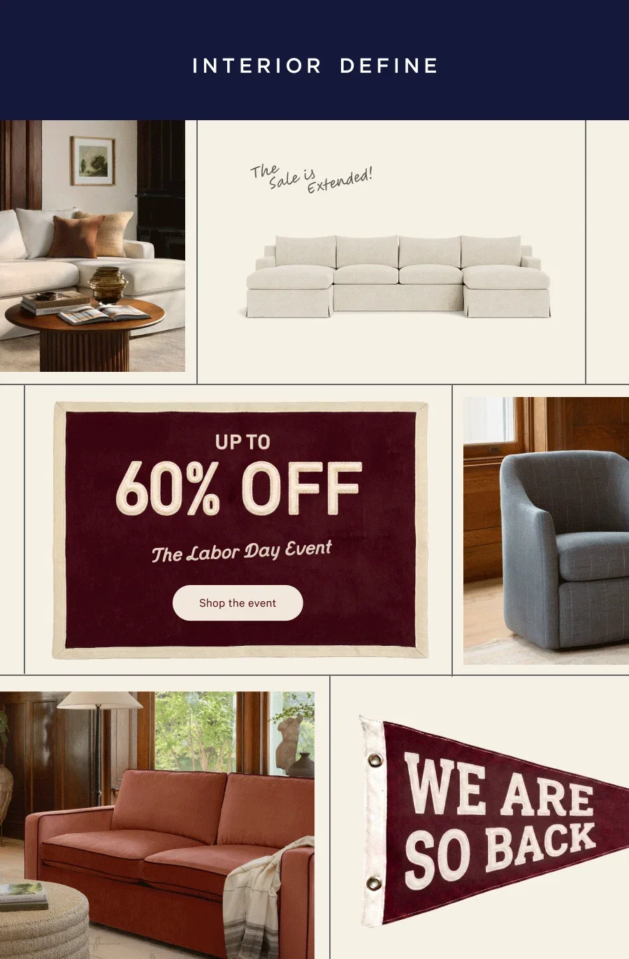 Shop the Labor Day Event