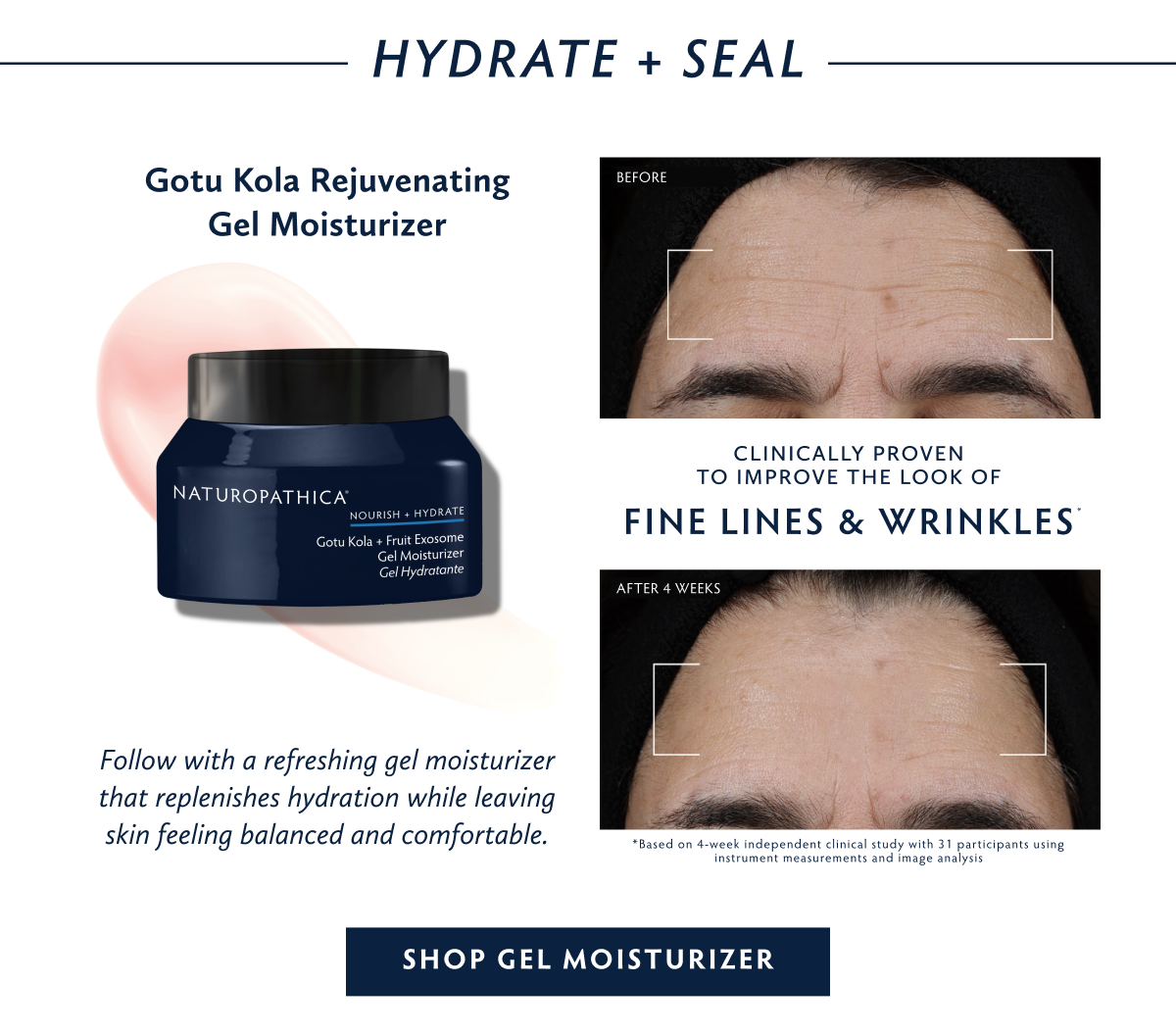 Hydrate + Seal with Gotu Kola Gel Moisturizer