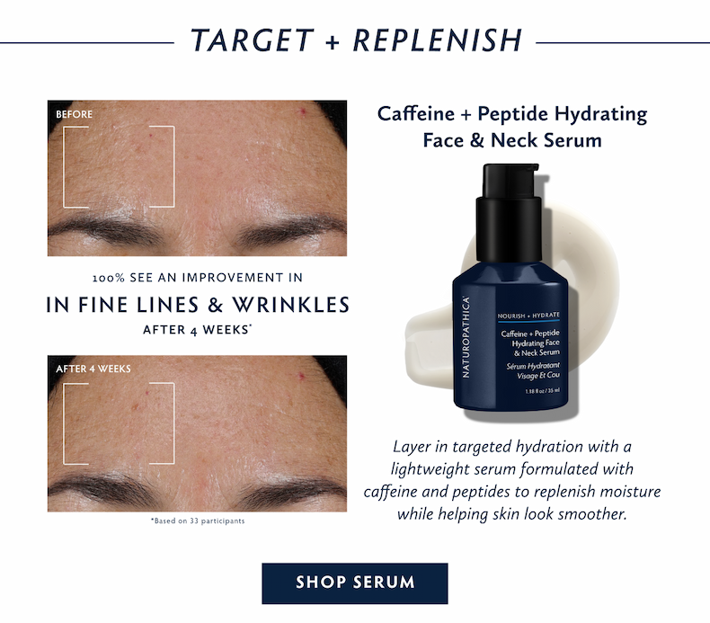 Target & Replenish with Caffeine + Peptide Serum