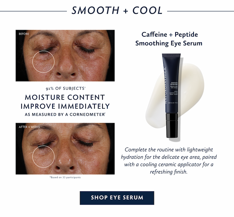 Smooth + Cool with Caffeine + Peptide Smoothing Eye Serum