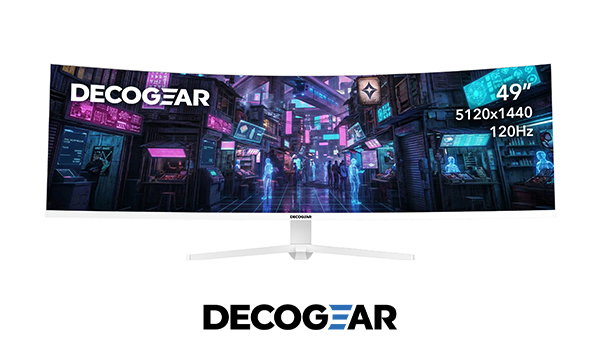 49" White Curved 5K DQHD Ultrawide Gaming Monitor
