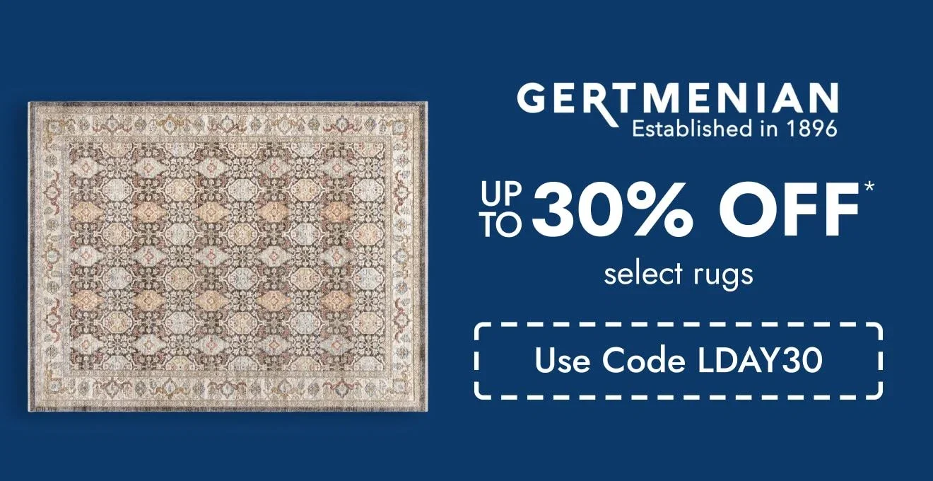 Up to 30% off select Rugs by Gertmenian