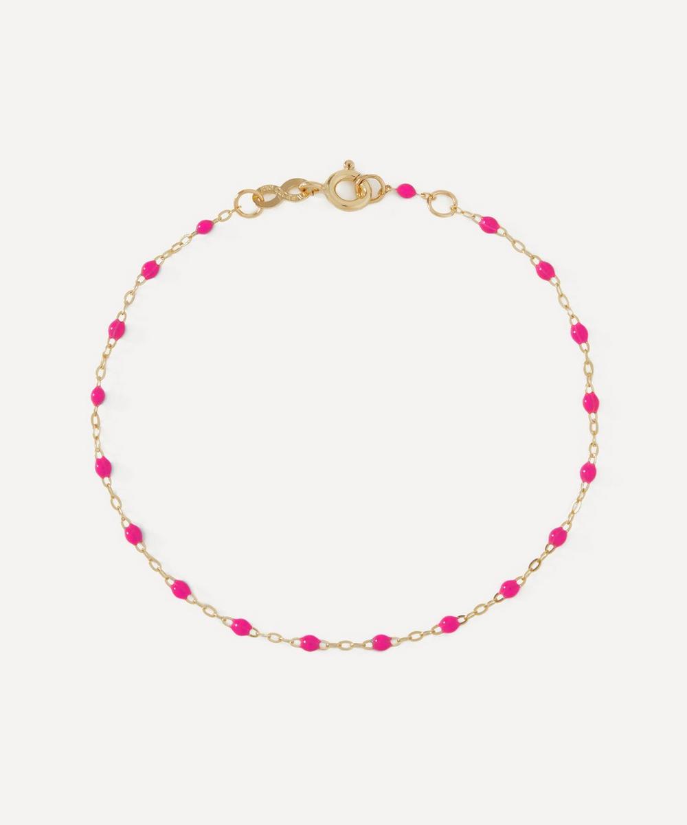 Gigi Clozeau 18ct Gold Classic Gigi Bead Bracelet in Candy