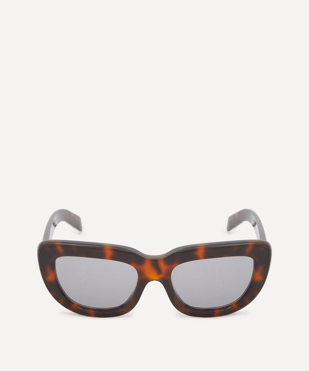 Prada Oversized Cat Eye Tortoise Acetate Sunglasses