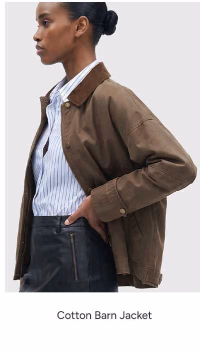 ShoeDazzle Cotton Barn Jacket