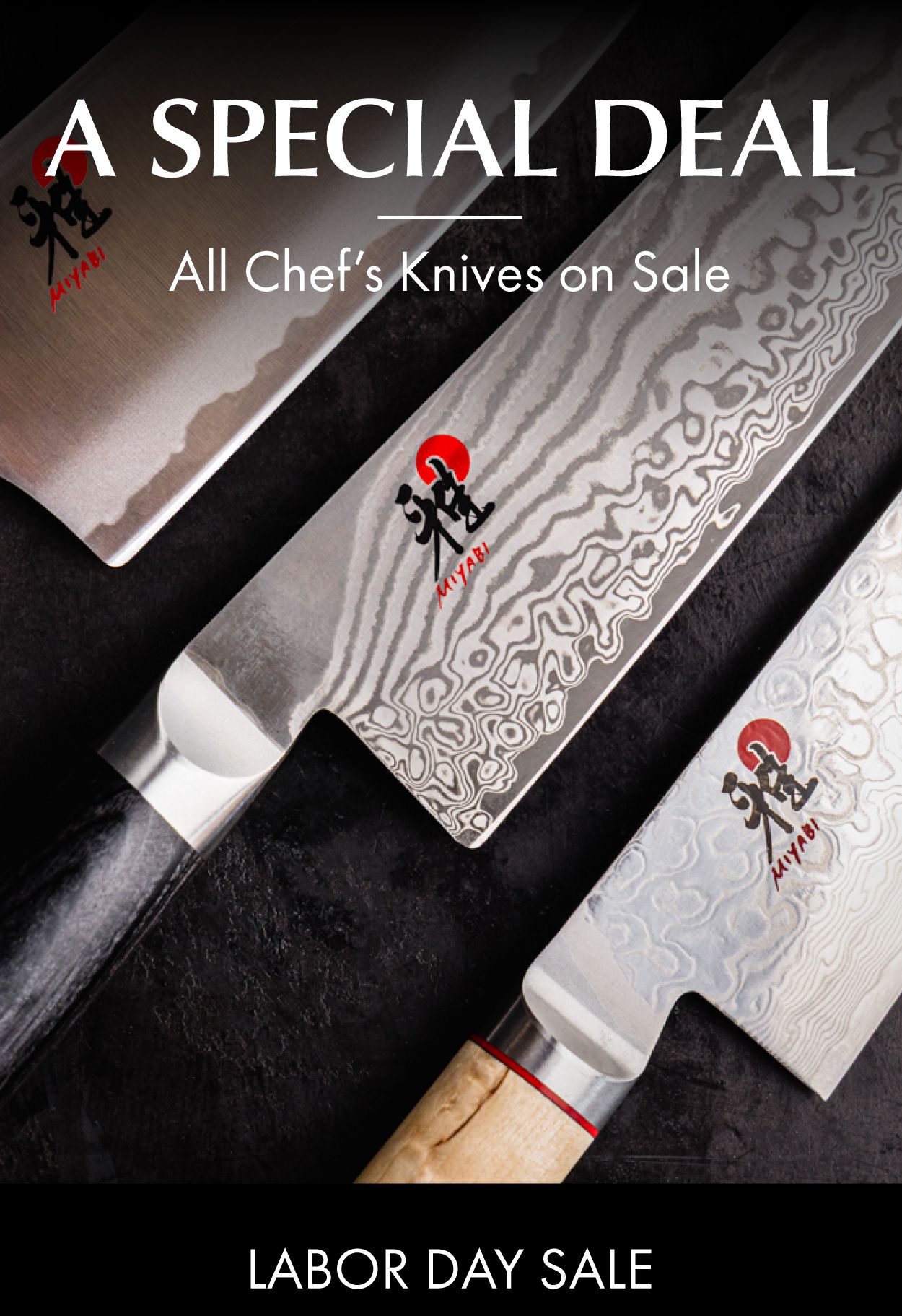 The Labor Day Special—Chef's Knives up to $75 off