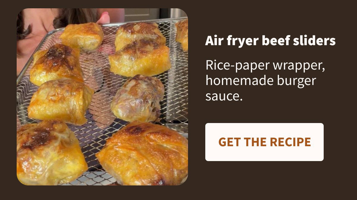 Air Fryer Beef Sliders  | Get The Recipe 