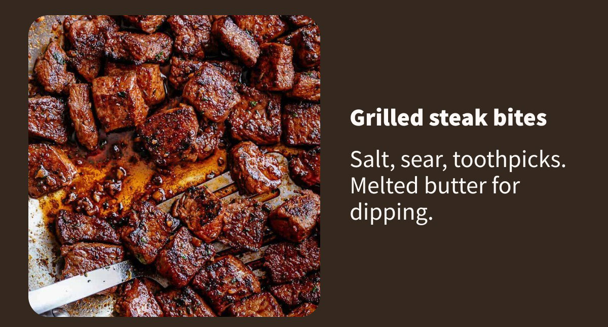 Grilled Steak Bites 