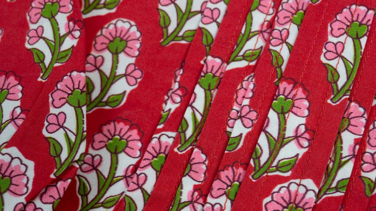 Crimson Petal Block Print Collection