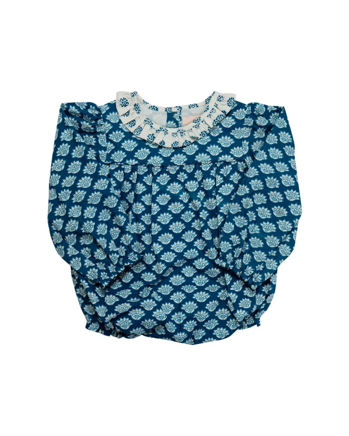 Image of Mixed Blue Block Print Bubble