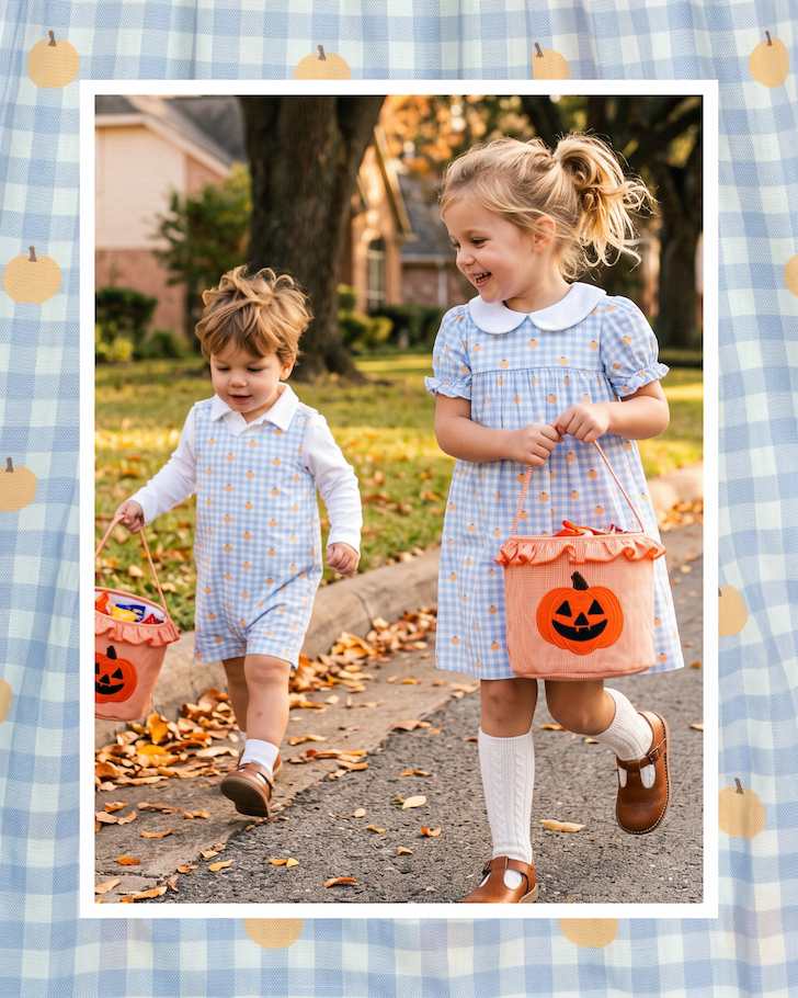 Pumpkin Harvest Gingham Collection