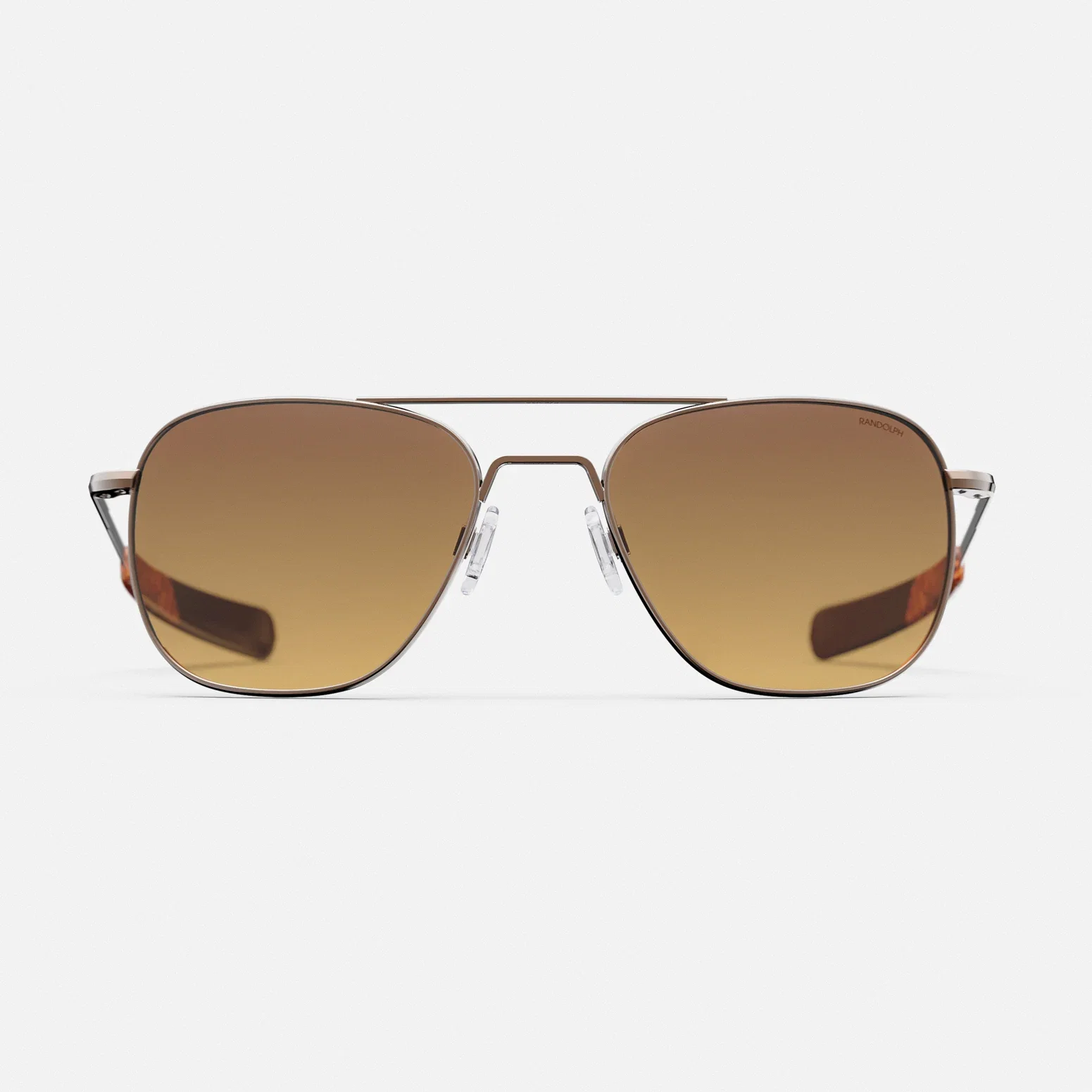 Image of Aviator - 22k Chocolate Gold & Cape Sand - Prescription Sunglasses