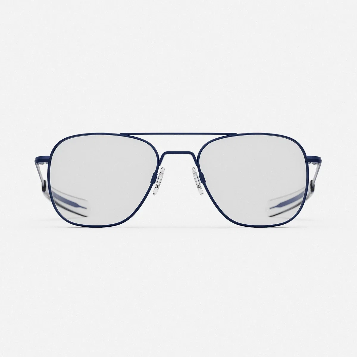 Image of Class A Aviator - Navy & Clear - Prescription Eyewear