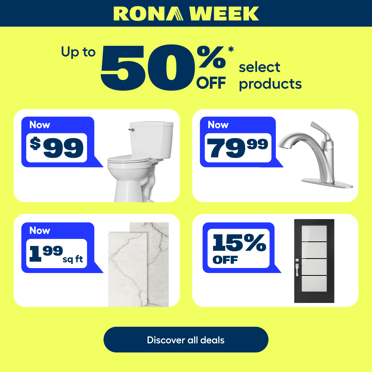 Up to 50% off* Select Products