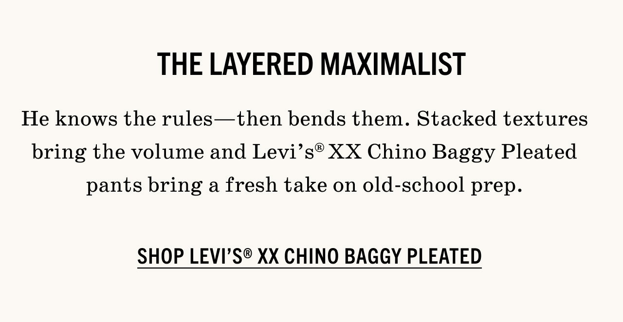 SHOP LEVI'S® XX CHINO BAGGY PLEATED