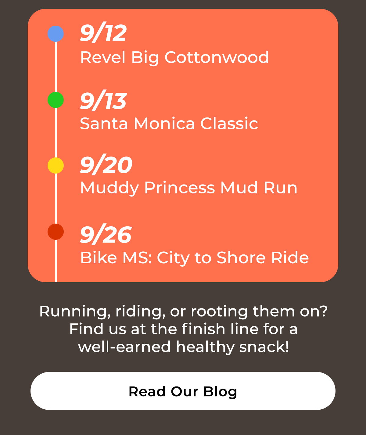 September Race Events Blog
