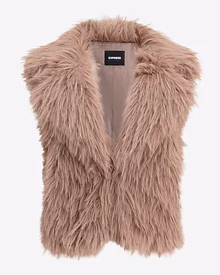Faux Fur Shaggy Vest
