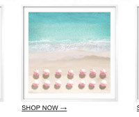 Beach Umbrellas Pink, 2024 by Alex Hanson