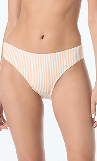 Kate Spade High Cut Bikini Bottom - Tide Stripe