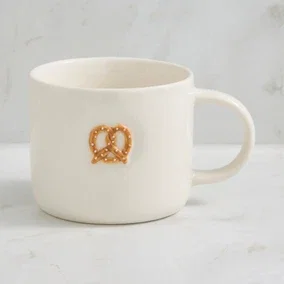 Pretzel 3D Stoneware Mug