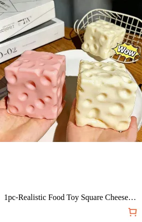1pc-Realistic Food Toy Square...