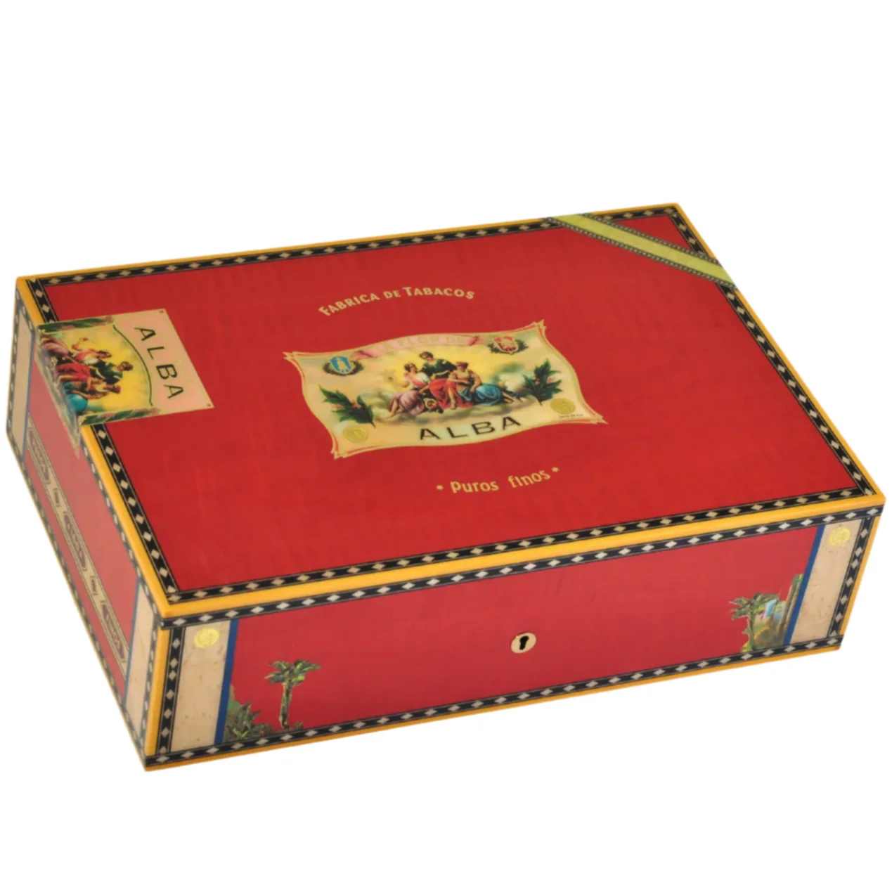 Image of Elie Bleu Red Sycamore Alba Humidor (110 Cigars)