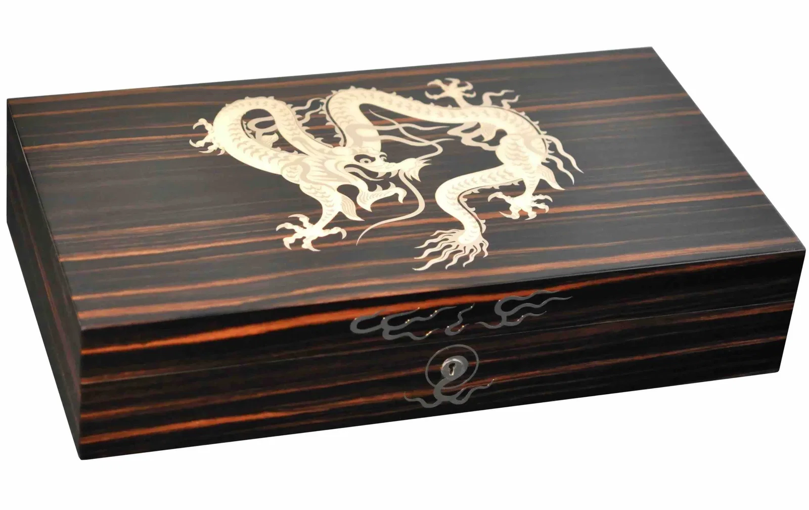 Image of Elie Bleu Dragon Macassar Ebony Humidor (110 Cigars)