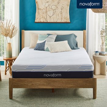 Novaform SoFresh Plus 10” Responsive Foam Mattress, Queen