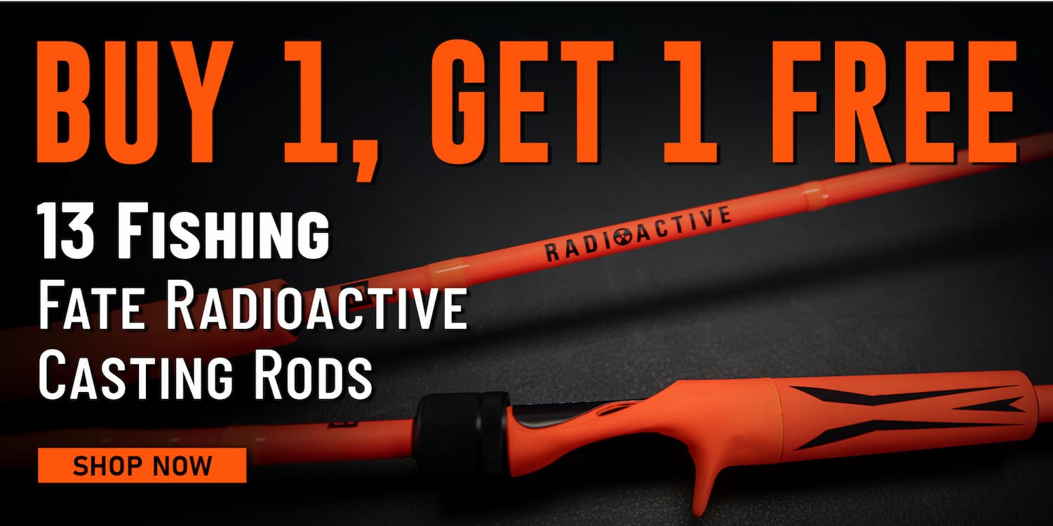 Buy 1, Get 1 Free 13 Fishing Fate Radioactive Casting Rods Shop Now