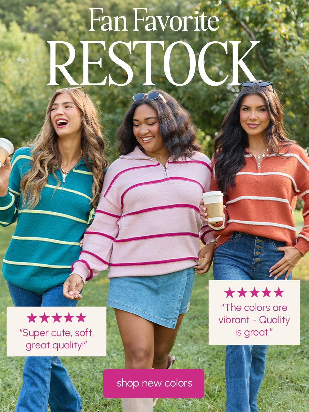 Fan Favorite RESTOCK - The Sunday Stripe