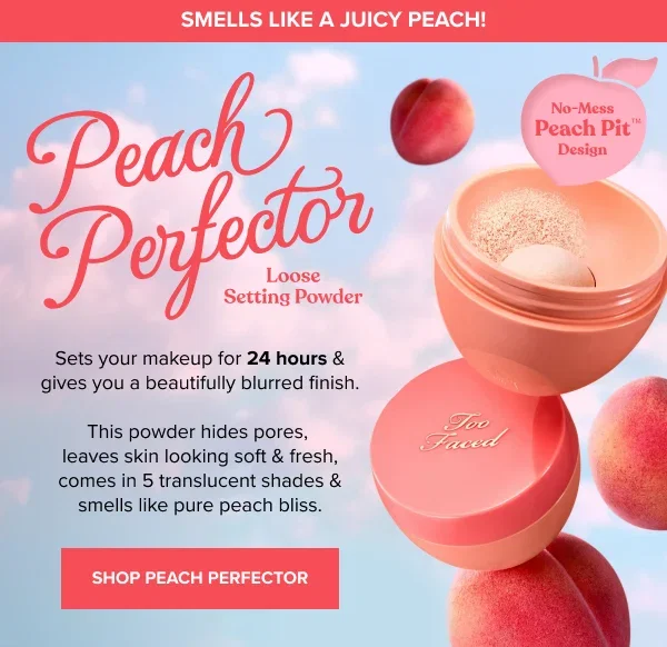Peach Loose Setting Powder