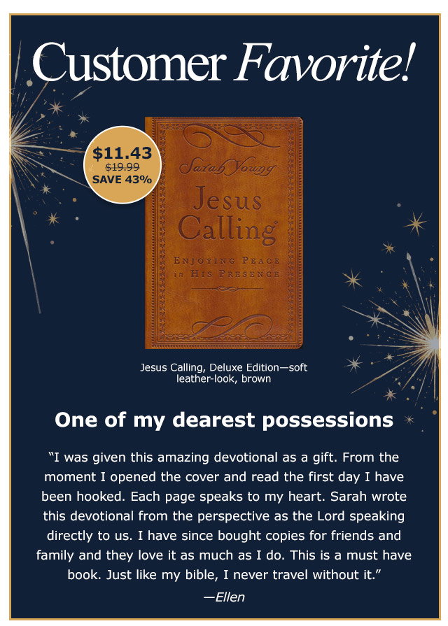Customer Favorite | Jesus Calling Deluxe Edition