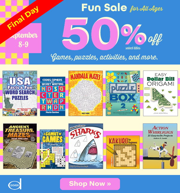 Fun Sale: 50% Off Games, Puzzles, and More
