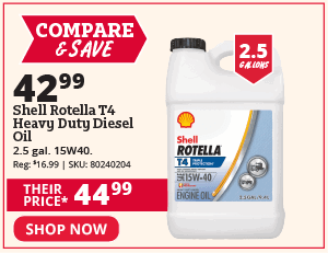 Shell rotella T4