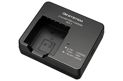 OM SYSTEM BCS-7 Li-ion Battery Charger for BLS-7