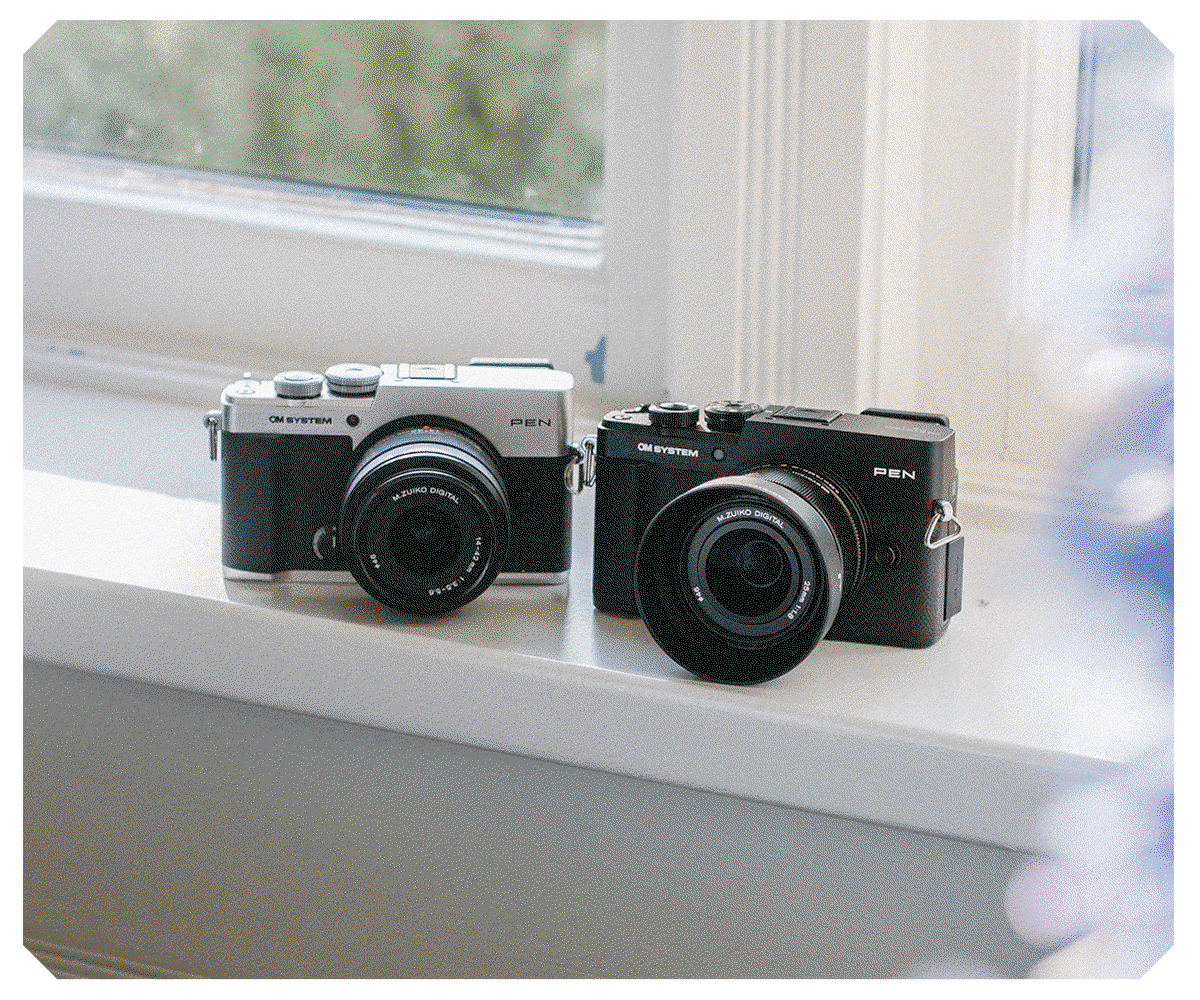 OM SYSTEM PEN with M.Zuiko Digital 14-42mm f3.5-5.6 III Lens