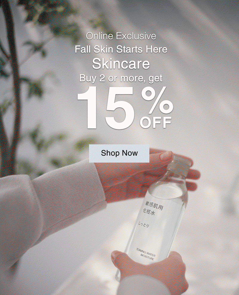 Shop Skincare, Buy 2+, get 15% OFF