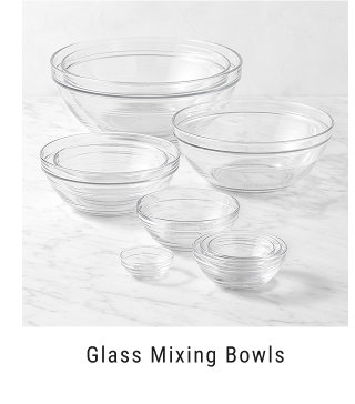 Glass Mixing Bowls