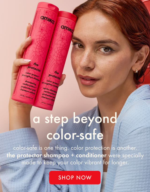 the protector shampoo + conditioner keep your color vibrant longer