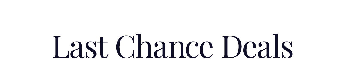 Last Chance Deals
