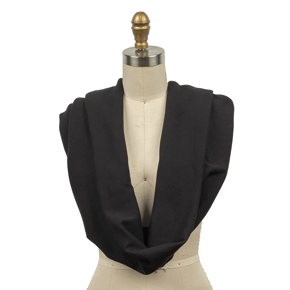 Image of Cotton Tubular 1x1 Rib Knit - Black