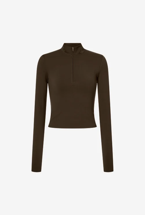 ALO Softsculpt Precision 1/4 Zip Long Sleeve