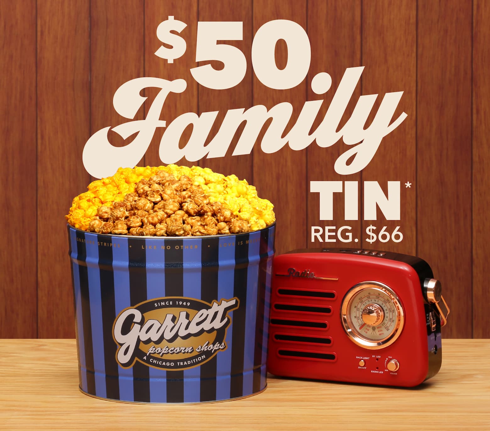 $50 Family Tin Reg. 66