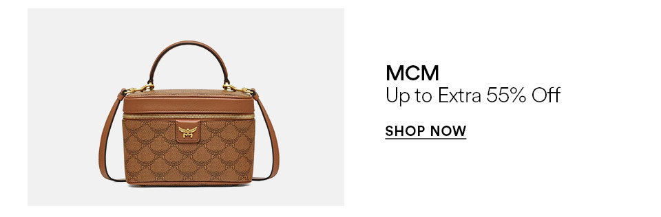 MCM - Up to extra 55% off - SHOP NOW >