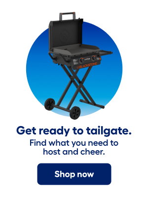 Get ready to tailgate. Find what you need to  host and cheer.